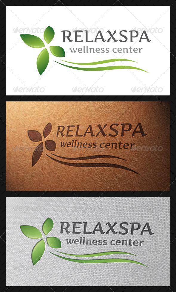 Relax Spa Logo Template By Bosstwinsart Graphicriver